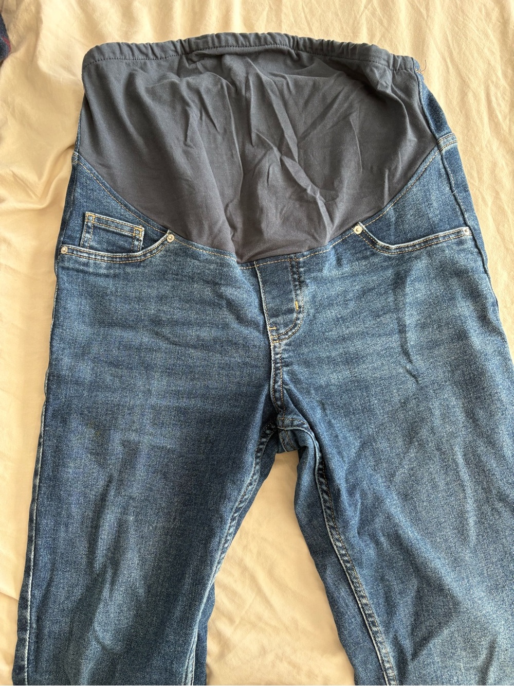 Women’s Stretch Maternity Jeans - Dark Blue